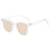 New Blush Whitening Plain Sunglasses Women's Big Frame Thin High Value Sunglasses Korean Version of Cute Girl Glasses