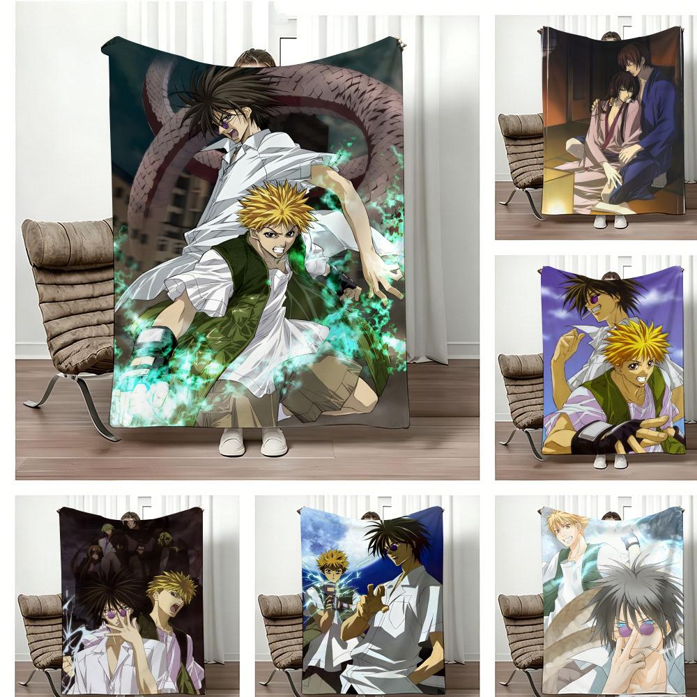 Urban Superpower Anime GGetBackers Throw Lightweight g Flannel Blanket Soft Skinfriendly for Summer Cooling