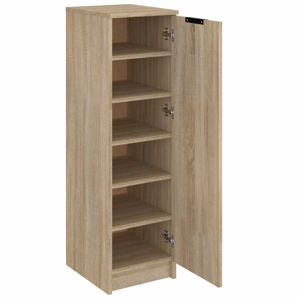 Shoe Cabinet Sonoma Oak 30 x 35 x 100 cm Particleboard