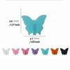 3Pcs Stainless Steel Butterfly Hooks Strong Adhesive Non-Punch Kitchen Bathroom Door Back Wall Non-Tracking Load-Bearing Sticky
