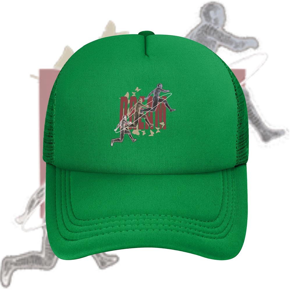 Running figures Dream butterflies design abstract Baseball Cap Anime Graphic Hats Adult Unisex Women Sports Outdoor