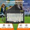10 x 10 FT Pop Up Canopy Tent, Outdoor Patio Gazebo Tent with Removable Sidewalls and Wheeled Bag, UV Resistant Waterproof Instant Gazebo Shelter for