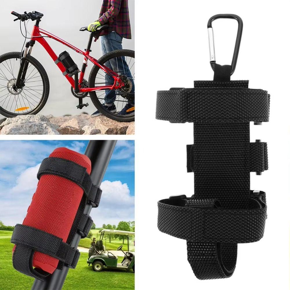 Adjustable Strap Bike Speaker Mount Bracket Holder Water Bottle Holder Cycling Drink Holder