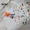 Nail Art Accessories Stickers for Halloween, Pumpkin Ghost Bat Potion Self Decorative Adhesive Decals, DIY Manicure Decoration Supplies Women Holiday