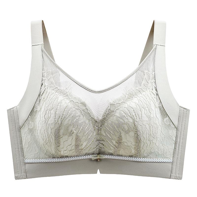 Кружевной бюстгальтер-бандо, дышащий, тонкий, регулируемый, с большой чашкой CD