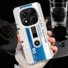 Мягкий чехол для телефона с узором из кассетных лент в стиле 90-х для Xiaomi Redmi Note 13 14 15 Pro Plus 12S 12 11S 11 11T 10S 10 Ударопрочный Co
