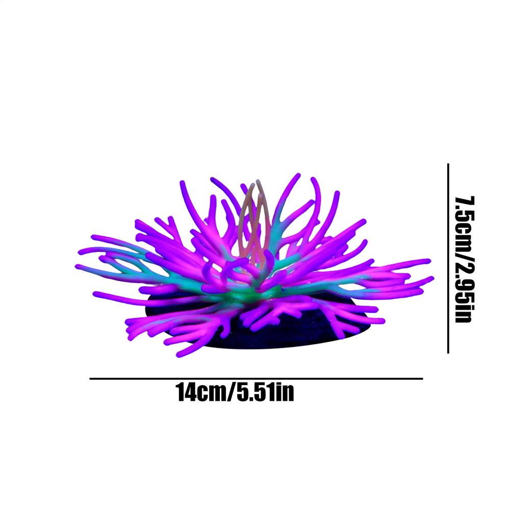Украшения для аквариума Коралл Силиконовые коралловые украшения для аквариума Аксессуары для аквариума Растительные украшения для общежития дома отеля