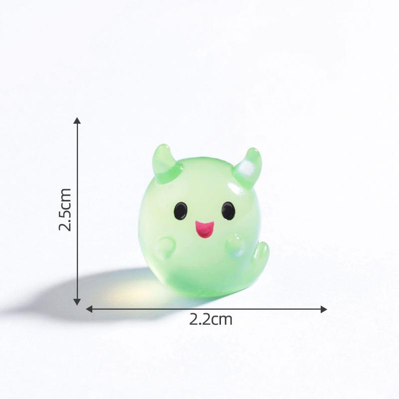 Micro-landscape Glow-in-the-dark Little Ghost Cute Particle Decorative Hanging Accessory Mini Halloween Figurine