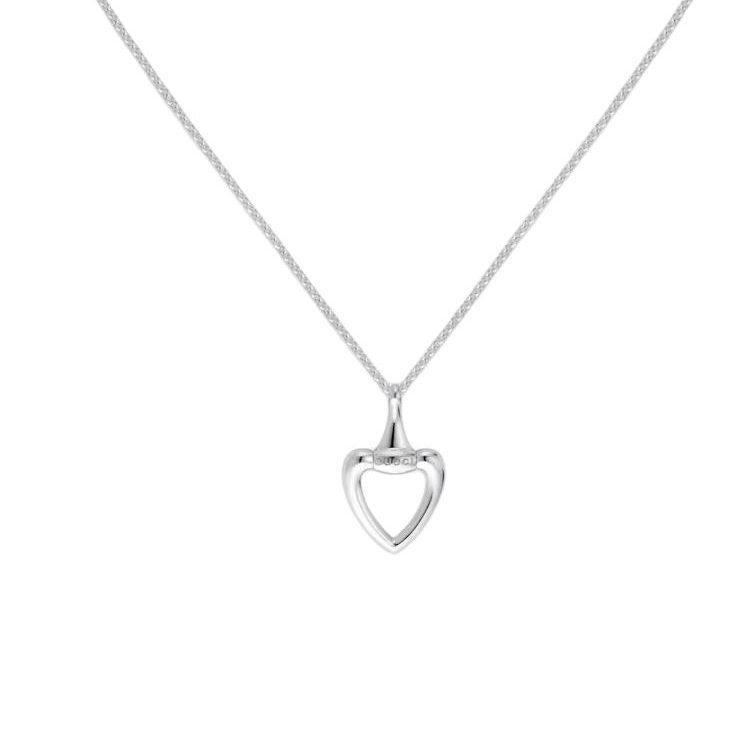 GUCCI Heart Pendant Necklace 814785-J8400-8106