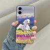 Чехол для Samsung Galaxy A07 4G Чехол для Samsung A07 Милый Цветочный Принт Мягкие Силиконовые Чехлы Для Samsung A07 A 07 Чехол Fundas