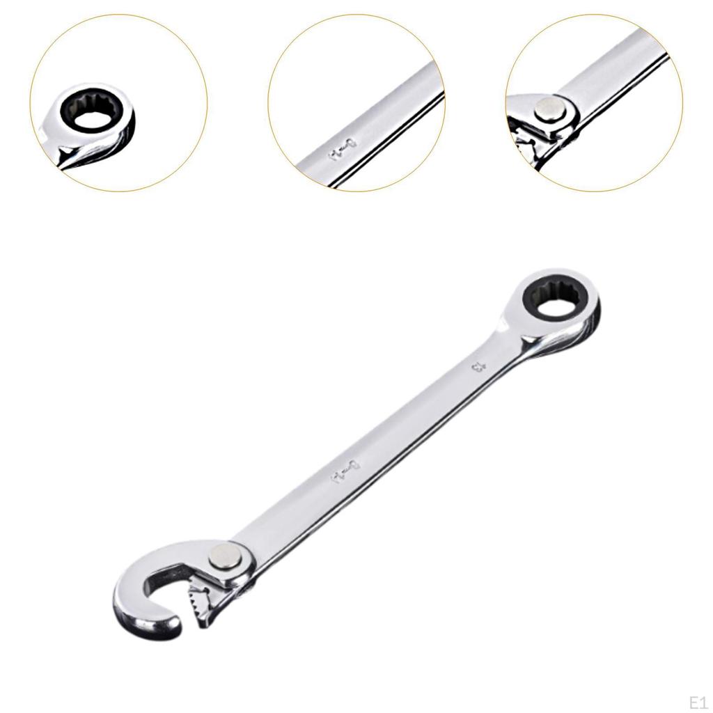 Трещоточный ключ 72 зуба стальной многоцелевой для быстрого обслуживания сантехники установка для велосипеда