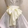 Ethnic Style Satin Ribbon  Belt Adjustable Wide Waistband Lace Up Waistband  Dress