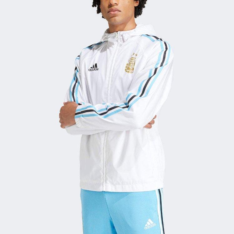 adidas Аргентина Команда Трехполосная Colorblock Худи с Длинным Рукавом IU2138