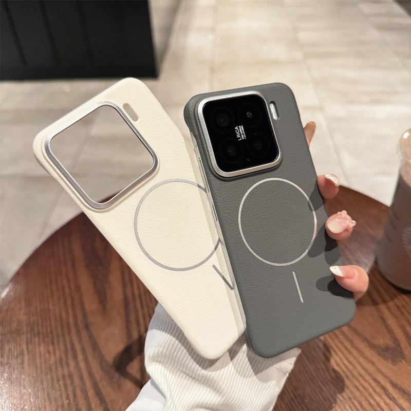Применимо к чехлу для мобильного телефона Xiaomi Mi 11 Pro, новый безрамочный ультратонкий магнитный чехол-полуобложка с рисунком личи, противоударный