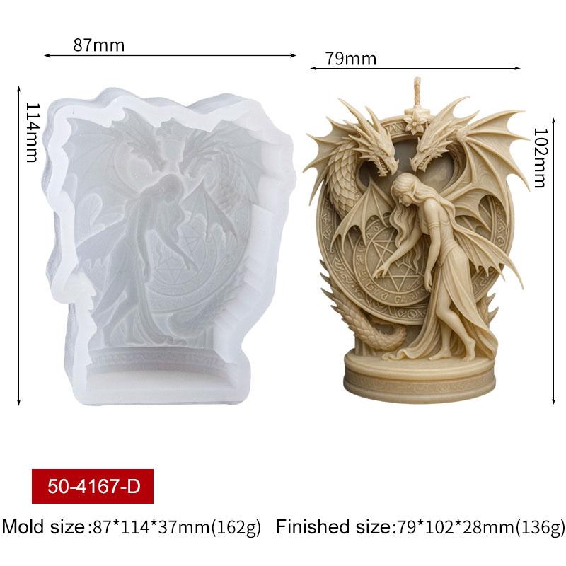 Xiaomi 3D Скульптура Человека Свеча Силиконовая Форма Религиозная Дева Ангел Фея Богиня Воин Фигура Ароматическое Мыло Воск Форма для Поделок Домашний Декор