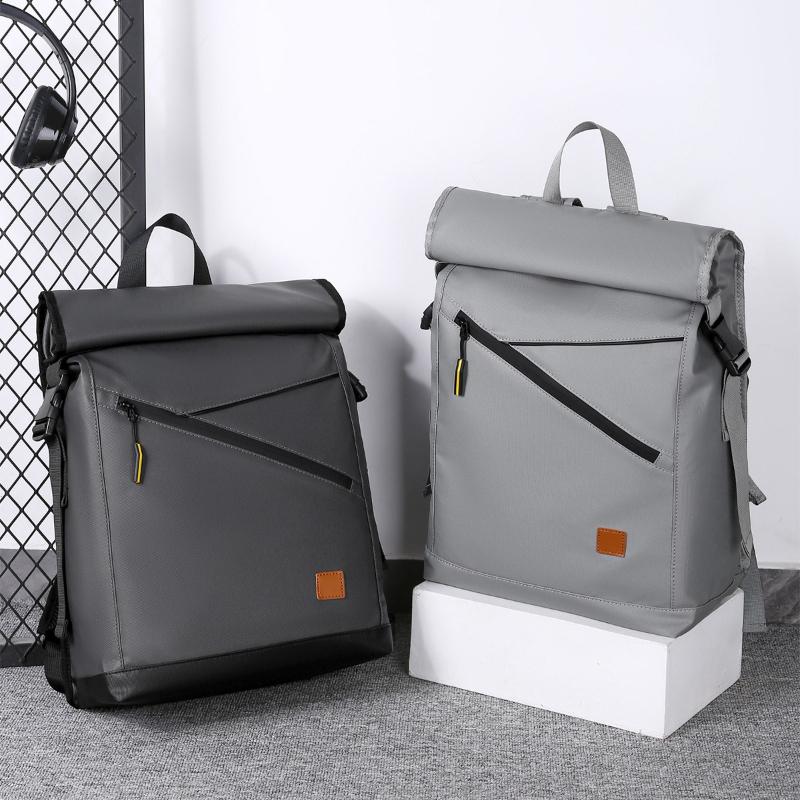 WEIXIER Весна Новая Мода Мужские Деловые Рюкзаки PU Водонепроницаемый Износостойкий Большой Вместимости Рюкзак Верхний Расширяемый Дорожная Сумка для Компьютера для Мужчин