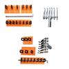 Paintless Glues Pullers Tab Dent Car Repair Tool Vehicle Dent Removal Repairing Tool Set Orange Dent Pullers Kit