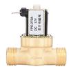 G1 2  Normally Open Brass Solenoid Electromagnetic Valve Water Inlet Switch (DC12V)