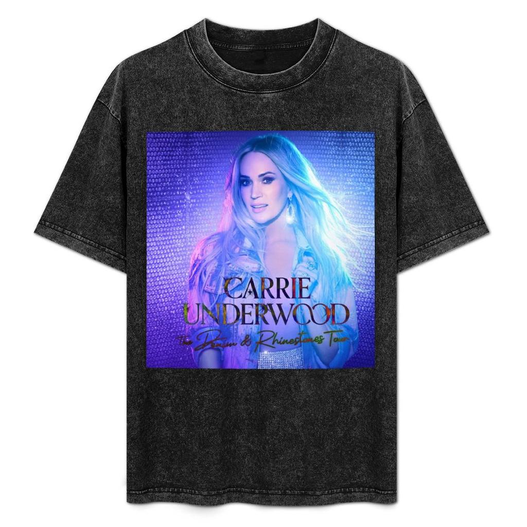 Denim Rhinestones Carrie Tour 2022 Masmay Tshirt Trend Art Print Tshirt