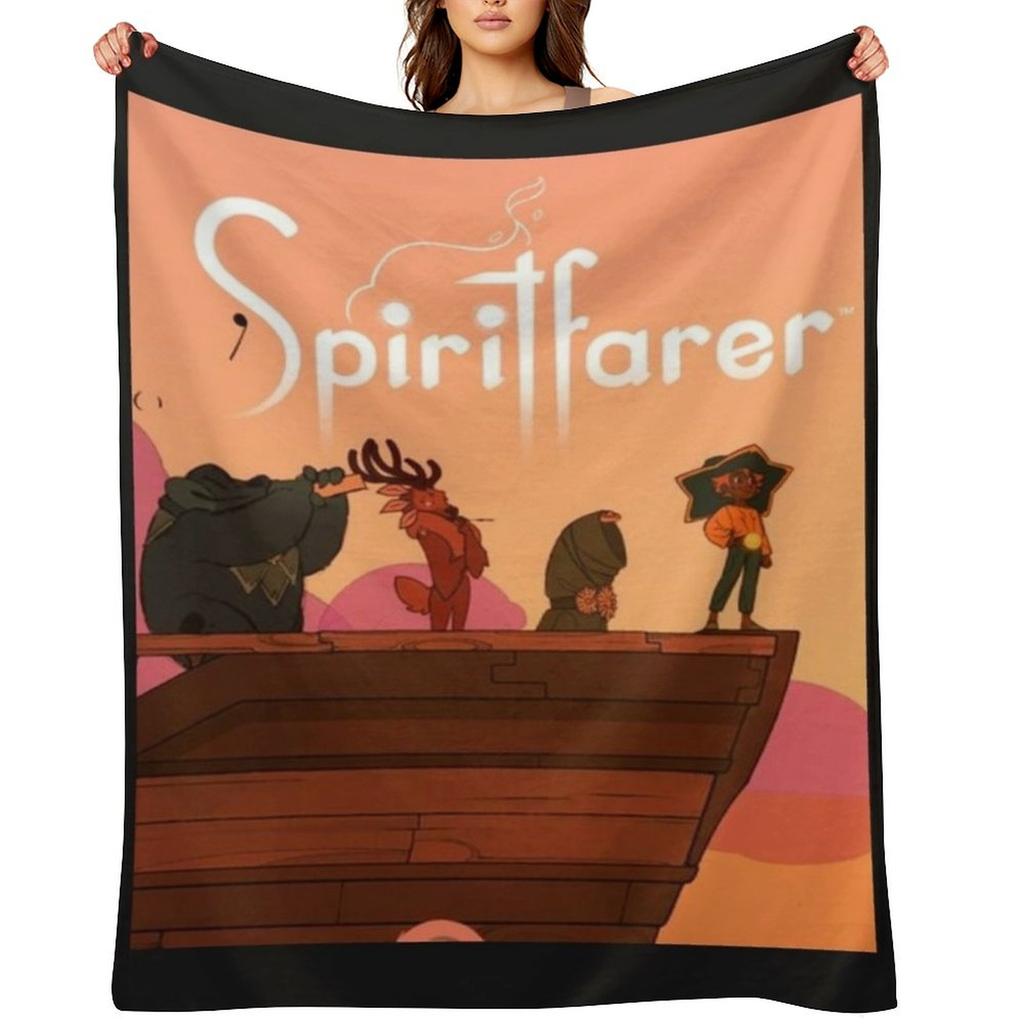 Плед Spiritfarer Пледы для кровати Персонализированный подарок Утяжеленные пледы для кемпинга