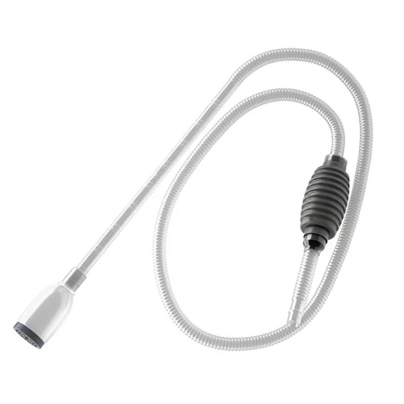 Сифонный насос с фильтрующей насадкой для смены воды в аквариуме Воздушный насос Аксессуары для чистки Ручной очиститель гравия для аквариума Пылесос 1,5 м