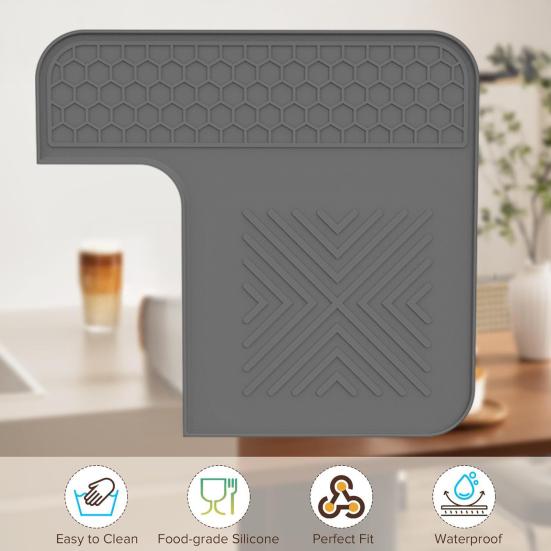 Прокладка верхней крышки кофемашины Пыленепроницаемая Легко чистится Пищевой силикон Нескользящая Водонепроницаемая Защита верхней части машины