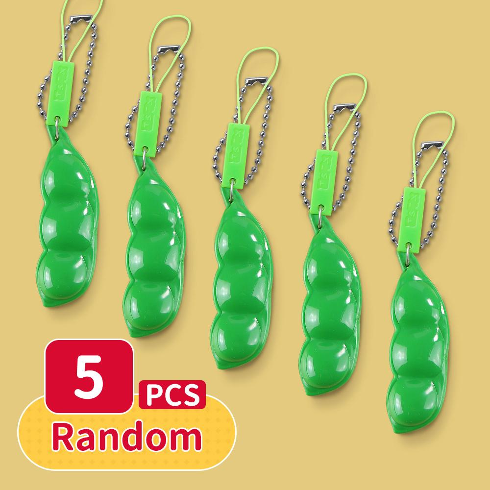 Сквиши Игрушки-антистресс Сенсорные Игрушки для Детей с Аутизмом и Тревогой Сенсорный Реливер Игрушки-Сжималки из Термоусадочной Трубки для Взрослых Игрушки-Горошины