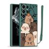 Cute Capybara Case for Samsung Galaxy S26 Note 20 10 Ultra S25 Edge S21 Plus S20 FE S24 Ultra S23 S22 Phone Cover