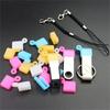 Легко надеваемая силиконовая крышка для USB-накопителя с ремешком, водо- и пылезащитный держатель для USB-накопителей, подходит для ежедневного использования