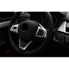 Подходит для BMW X1 F48 2016-2022 ABS Серебристая Накладка на Кнопки Рулевого Колеса Отделка 2 ШТ.