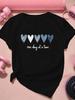 Women's 180g Pure Fashionable Versatile Round Neck Short Sleeve T-Shirt L-5XL Women's T-Shirt with S