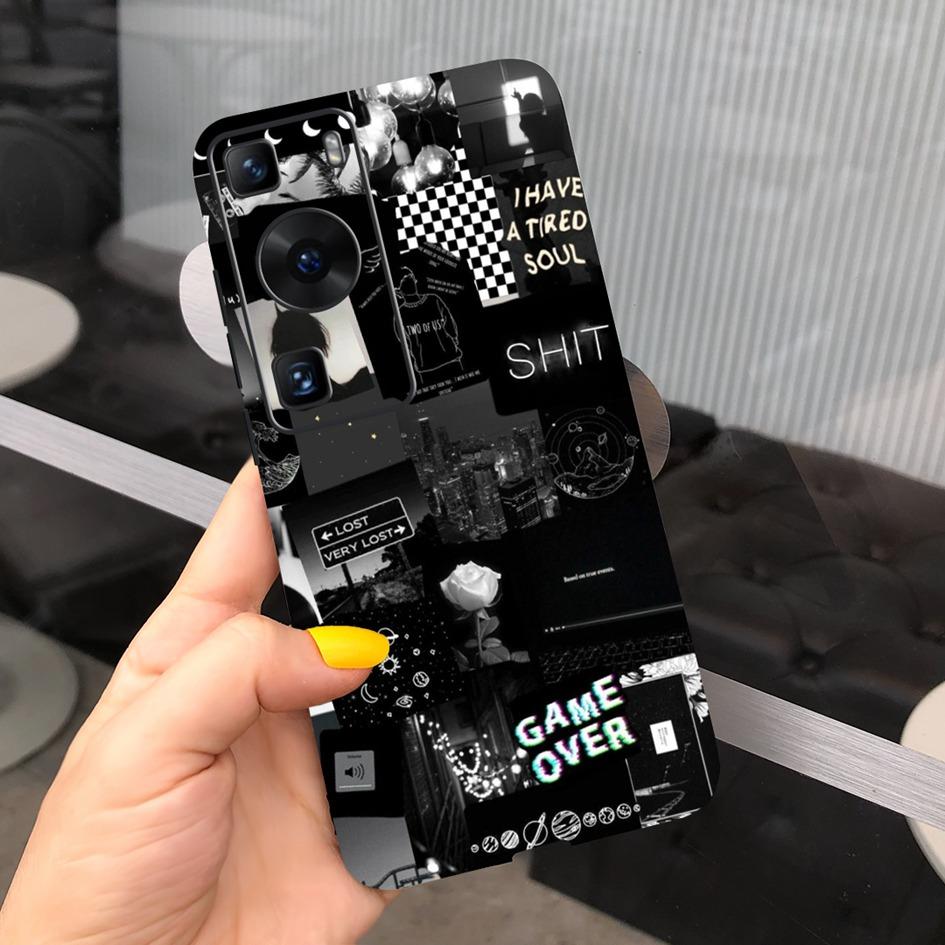 Чехол для Huawei P60 Pro 2023 Новые модные узоры Тонкая задняя крышка для Huawei P60 LNA-LX9 P 60 P60 Art Мягкий чехол для телефона Coque
