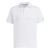 Men's Adidas Golf Clothing Men's White Polo Collar Moderate