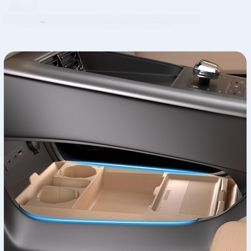 For 2024 BYD Song Ldmi Car Center Console Modification Anti-slip Pad Central Control Lower Storage Box Car Interior Accessories