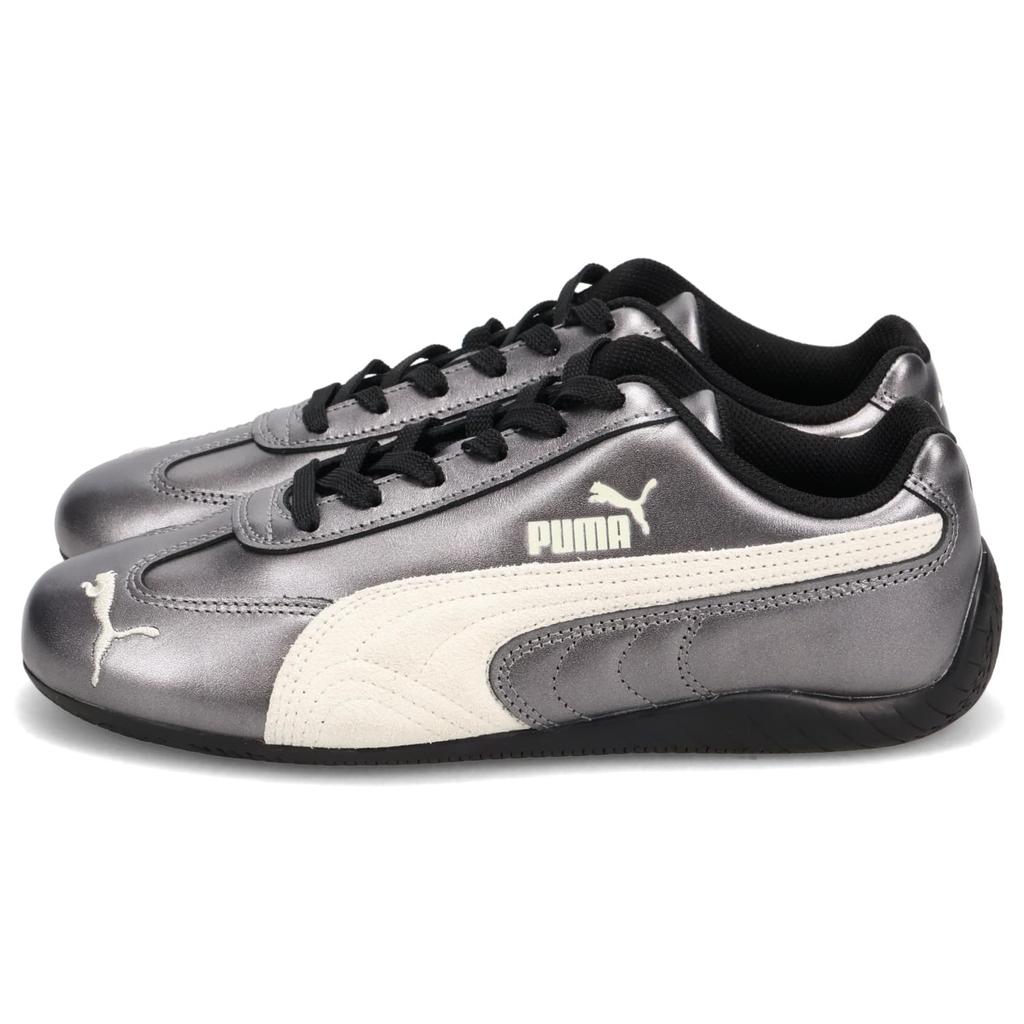 Puma Кроссовки Speedcat Металлик Элегантные Низкопрофильные Обувь для Вождения Черные 22.5см 403689
