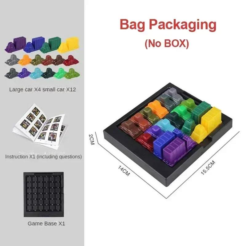 Нетоксичная головоломка Час пик Игра Гонки Час пик Машина Хуаронг Дорога Логическое мышление Настольная игра Детские головоломки Игрушки Ребенок