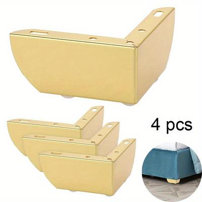 4 шт. Современные металлические мебельные ножки для дивана, шкафа, монтажные, набор сменных ножек для DIY, мебельные ножки для шкафа, ножки для дивана-кровати, стола