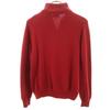 346 BROOKS BROTHERS Кашемир Смесь Длинный рукав Половина молнии Вязаный S Красный Мужской Б/у