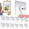 Strong Adhesive Wall Hook Without Piercing Picture Hanger Self-adhesive Wall Hangers Without Holes for Frame Poster Photo Clock