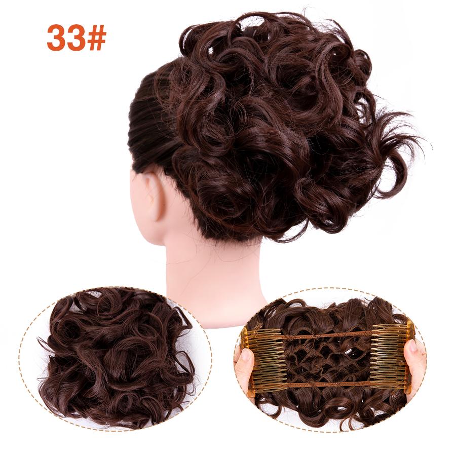 Грязная расческа на заколке для волос в виде пучка, 1 шт., взлохмаченная прическа, наращивание волос, пучок, вьющиеся шиньоны, резинки для волос для женщин и девочек