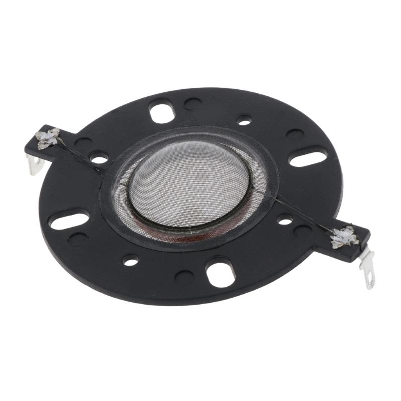 25.5mm Voice Coil Black Horn Tweeter Silk Diaphragm Film Treble Round Frame 5.4ohm 25.5mm Core Speaker Repairs Parts