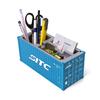 SITC Sea Freight Container Pen & Card Holder - Plastic Storage Box with Custom Text Option