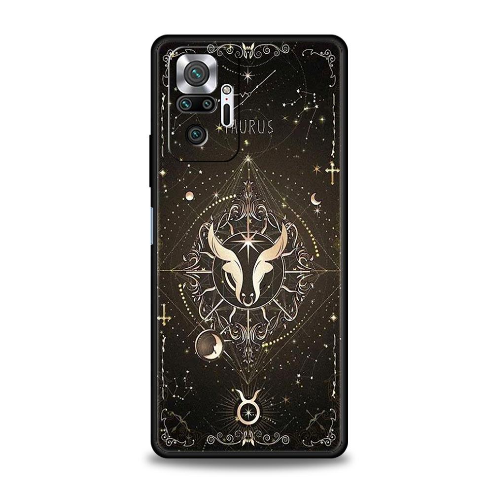 Чехол для телефона 'Созвездие' для Xiaomi Redmi Note 14 13 5G 10 11 12 Pro Plus 4G 14C 13C 12C 10C Черная крышка