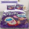The Ren & Stimpy Show Pattern Bedding,Quilt Set Quilt Cover Pillowcase Home Birthday Gift (1*duvet cover+2*pillowcase,without core)XSJT0917410