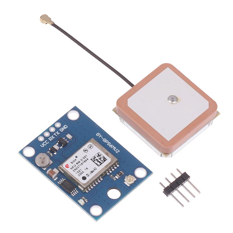 НОВЫЙ GPS-модуль GY-NEO6MV2 NEO-6M NEO6MV2 с EEPROM для полетного контроллера MWC APM2.5, модуль с большой антенной для 6MV2