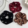 Pearl Velvet Hair Band: Luxe Autumn/Winter Scrunchie