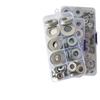 Galvanized Metal Flat Washer - Thin, Thickened, Enlarged Edge, Round, Sizes M3 to M10