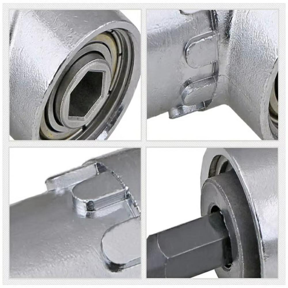 105 Degree Angled Drill Attachment Extension Power Drill Screwdriver Socket Adapter Bit Holder