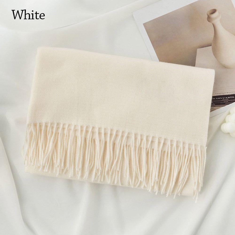 All-Match Long Scarf Tassel Headkerchief Fashion Hijab for Men Women