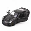 Chevrolet Corvette C7 Grand Sport Симуляция Литая модель и игрушечный автомобиль Машинка с инерционным механизмом и открывающимися дверями RMZ city 1:36 Металлических Моделей Суперкаров